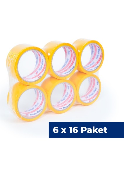 45 mm x 40 mt Sarı Koli Bandı 96 Adet