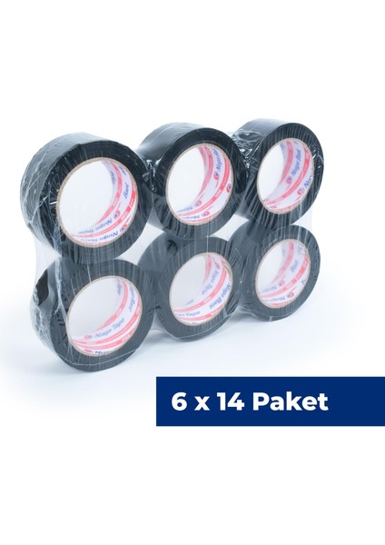 45 mm x 100 mt Siyah Koli Bandı 84 Adet