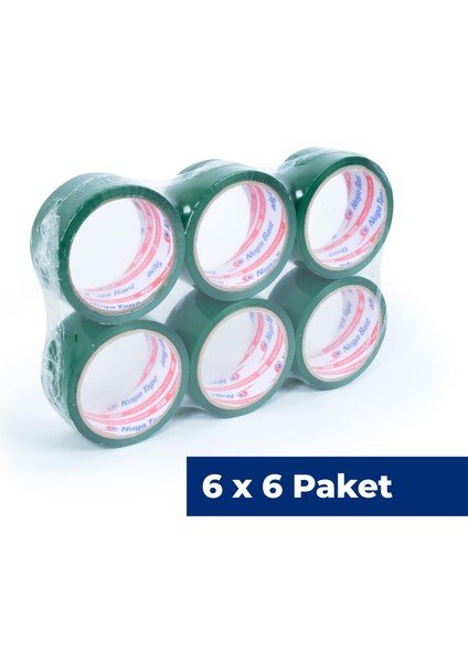 45 mm x 40 mt Yeşil Koli Bandı 36 Adet fiyatları