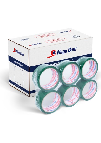 45 mm x 40 mt Yeşil Koli Bandı 36 Adet modelleri