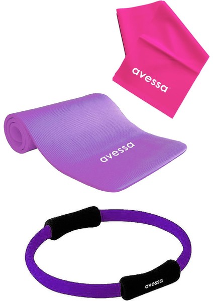 3lü Pilates Set Mor