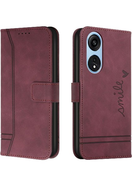 Oppo Phone 8t 5g Için Pu Deri El Kayışı Manyetik Kapatma Flip Telefon Kılıfı (Yurt Dışından) indirimleri