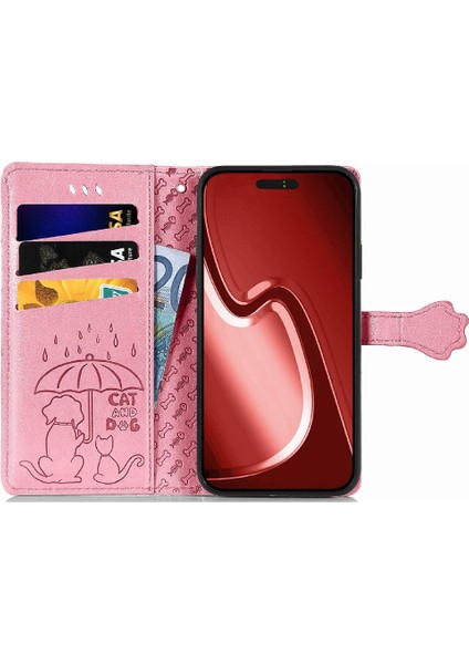 Iphone 15 Için Pro Karikatür Hayvanlar Kısa Kayış Telefon Kılıfı (Yurt Dışından)