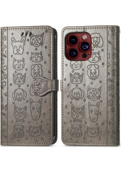 Iphone 15 Için Pro Karikatür Hayvanlar Kısa Kayış Telefon Kılıfı (Yurt Dışından)