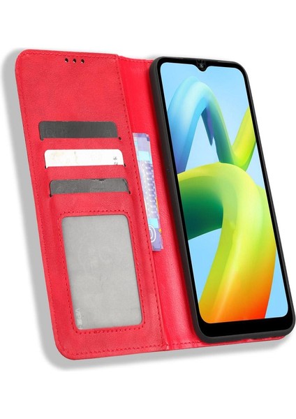 Xiaomi Redmi A2 Artı Manyetik Kapatma Cüzdan Pu Deri Telefon Kılıfı (Yurt Dışından) fırsatları