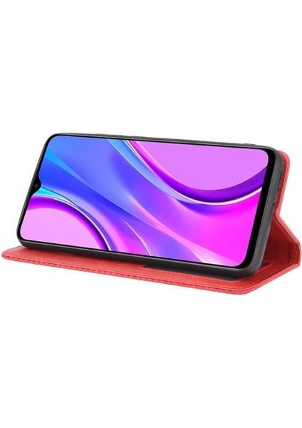 Xiaomi Redmi 10A Manyetik Kapatma Cüzdan Pu Deri Telefon Kılıfı (Yurt Dışından)