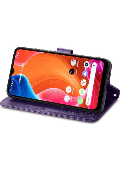 Realme C20 Dört Yapraklı Yonca Flip Için Kısa Kayış Telefon Kılıfı (Yurt Dışından) fırsatları