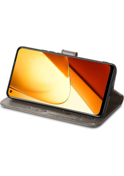 Realme 11 Zarif Iş Dört Yapraklı Yonca Kısa Kayış Durumda Telefon Kılıfı (Yurt Dışından)