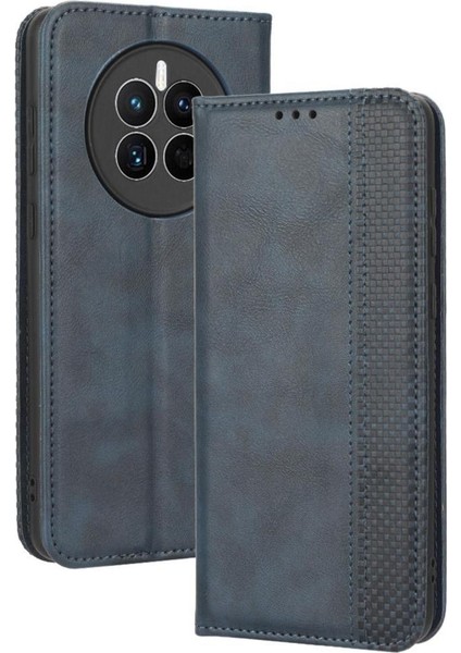 Huawei Mate 50 Için Manyetik Kapatma Cüzdan Pu Deri Telefon Kılıfı (Yurt Dışından)