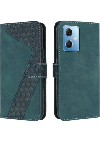 Için Xiaomi Redmi Not 12 5g Flip Folio Kart Yuvaları Cüzdan Telefon Kılıfı (Yurt Dışından)