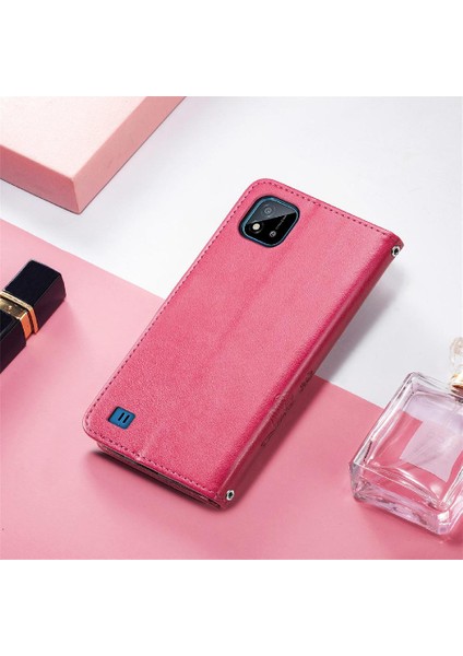 Realme C20 Dört Yapraklı Yonca Flip Için Kısa Kayış Telefon Kılıfı (Yurt Dışından) indirimleri