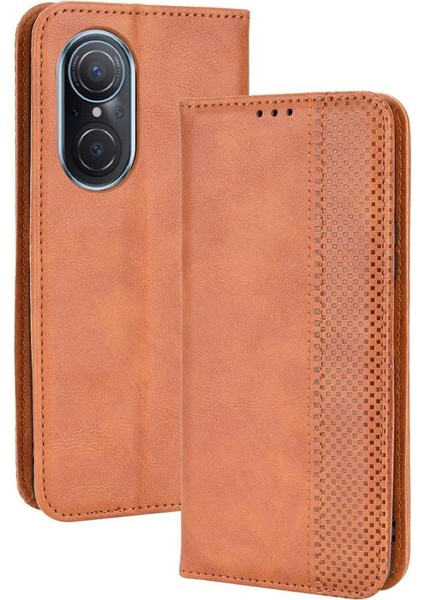 Huawei Nova 9 Se Pu Deri Cüzdan Manyetik Kapatma Için Telefon Kılıfı (Yurt Dışından)