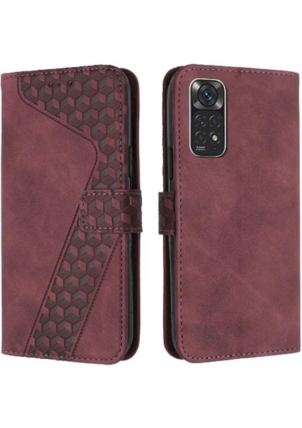 Için Xiaomi Redmi Not 11 4g/not 11S Flip Folio Kickstand Kart Telefon Kılıfı (Yurt Dışından)
