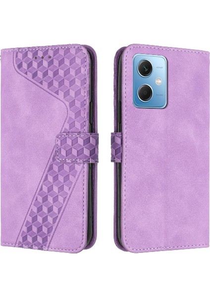 Için Xiaomi Redmi Not 12 5g Flip Folio Kart Yuvaları Cüzdan Telefon Kılıfı (Yurt Dışından)