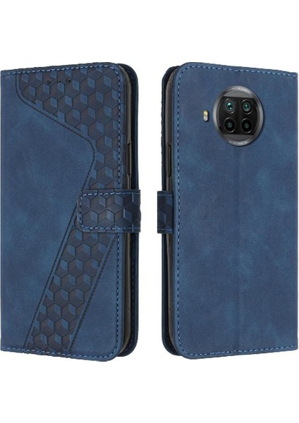 Için Xiaomi 10T Lite Flip Folio Manyetik Kickstand Kart Yuvaları Telefon Kılıfı (Yurt Dışından)