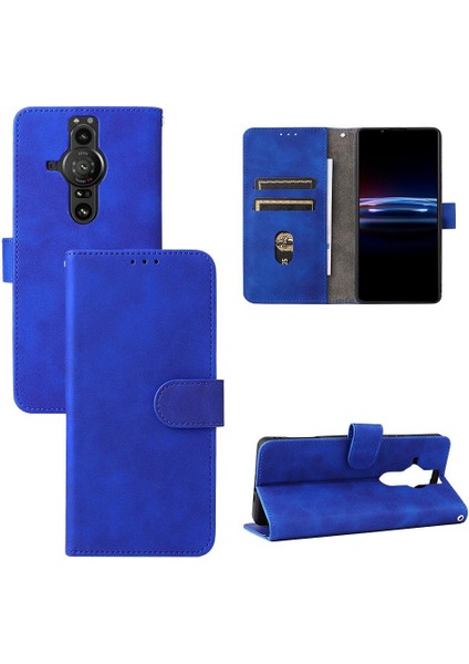 Kart Tutucu Kickstand Tam Koruma ile Sony Xperia Pro-I Için Telefon Kılıfı (Yurt Dışından) fiyatları