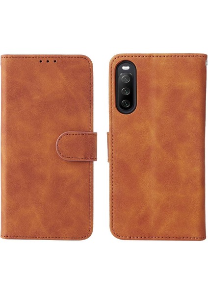 Kart Tutucu Kickstand Koruyucu ile Sony Xperia 10 Iv Için Telefon Kılıfı (Yurt Dışından)