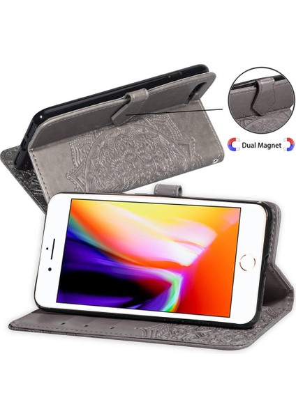 Iphone 8 Için Artı/7 Artı Çevirin Deri Basit Telefon Kılıfı (Yurt Dışından) fırsatları