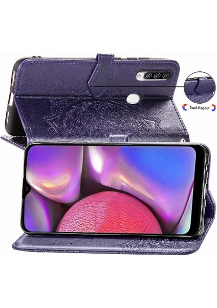 Samsung A20S Basit Iş Deri Zarif Telefon Kılıfı (Yurt Dışından) indirimleri