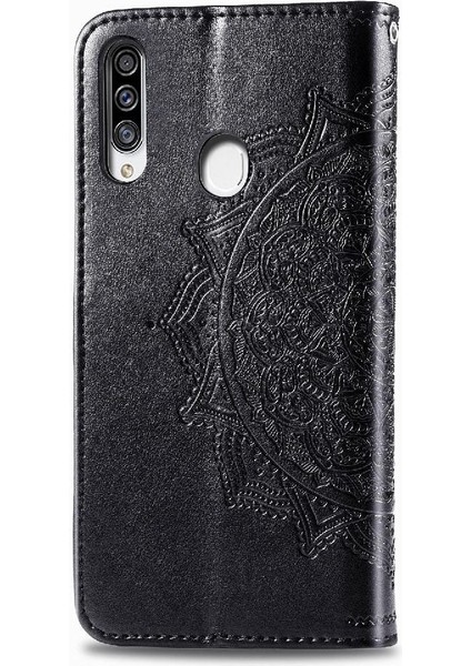 Samsung A20S Basit Iş Deri Zarif Telefon Kılıfı (Yurt Dışından) fırsatları