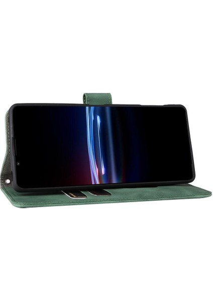Kart Tutucu Kickstand Tam Koruma ile Sony Xperia Pro-I Için Telefon Kılıfı (Yurt Dışından) fiyatları
