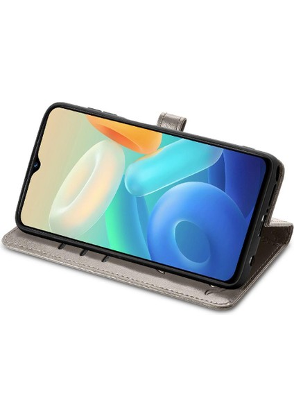 Vivo Y55 5g Için Kısa Kayış Karikatür Hayvanlar Çevirin Telefon Kılıfı (Yurt Dışından) modelleri