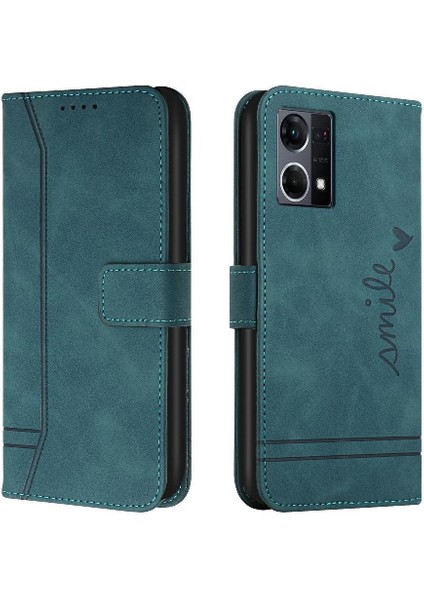 Için Oppo Oppo 7 4g El Kayışı Kart Yuvaları Manyetik Kapatma Telefon Kılıfı (Yurt Dışından)