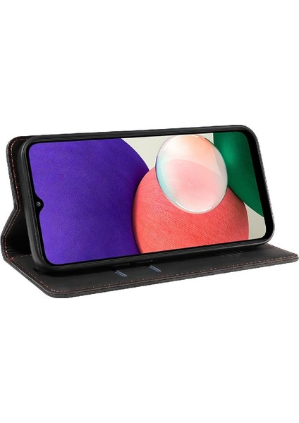 Samsung Galaxy A22 5g Için Koruyucu Manyetik Folio Cüzdan Pu Deri Telefon Kılıfı (Yurt Dışından) indirimleri