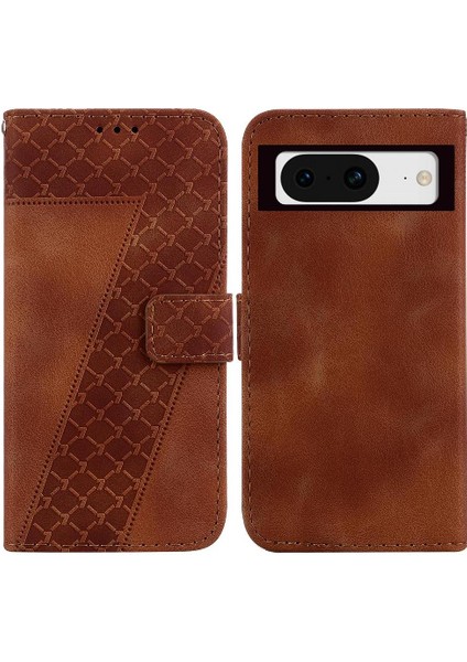 Google Piksel 8 Kart Yuvası Fonksiyonu Için Cüzdan Flip Folio Telefon Kılıfı (Yurt Dışından)