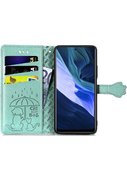 My Boutique1 Infinix Not 10 Karikatür Hayvanlar Için Kısa Kayış Flip Case Telefon Kılıfı (Yurt Dışından)