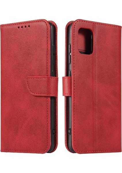 Samsung Galaxy A51 4G/M40S Manyetik Karbon Fiber Tam Koruma Telefon Kılıfı (Yurt Dışından)