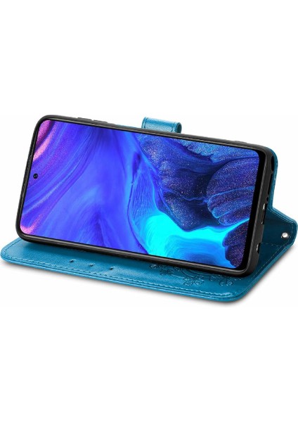 Infinix Not 10 Pro Zarif Iş Dört Yapraklı Yonca Flip Case Için Telefon Kılıfı (Yurt Dışından) modelleri