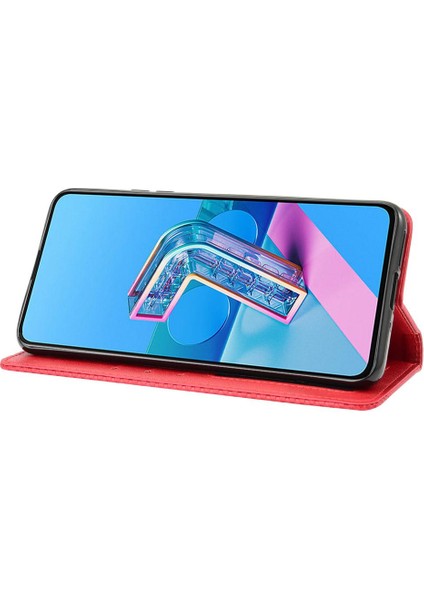 Asus Zenfone 7/7 Pro Manyetik Kapatma Cüzdan Pu Deri Telefon Kılıfı (Yurt Dışından)