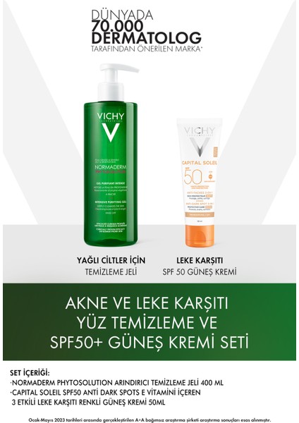 Yüz Temizleme ve SPF50+ Güneş Kremi Seti