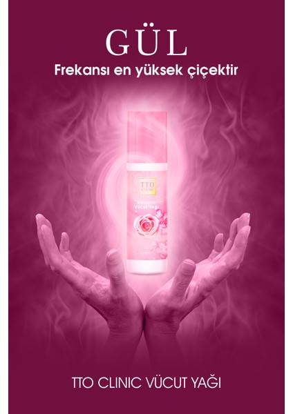 Tto Clınıc Nemlendirici Vücut Yağı - Gül Kokulu 200ML