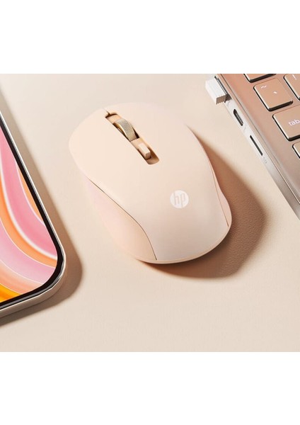 S1000C 2.4ghz Kablosuz Şarj Edilebilir Sessiz Mouse Rose Gold (Ramwhite Türkiye Garantili)