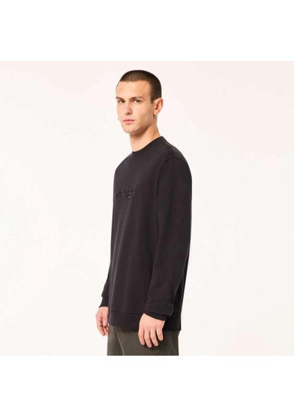 Embroıdered B1B Crew Sweatshirt FOA405445 02E Blackout