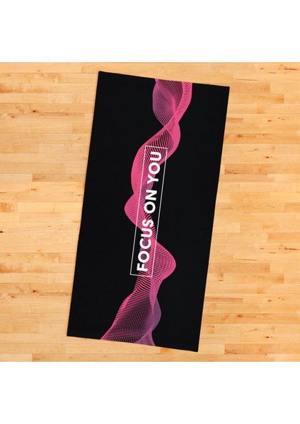 Focus On You / Pembe-Siyah Spor Havlusu