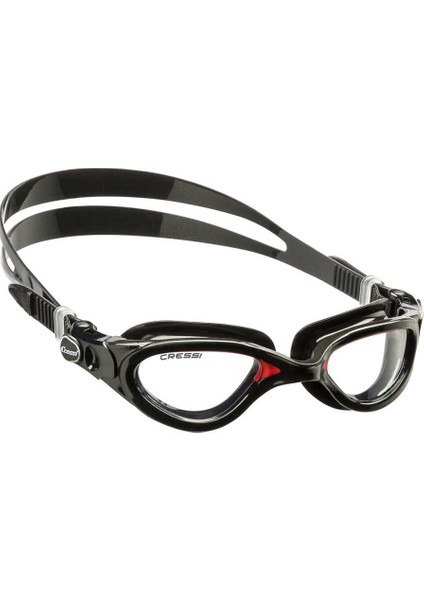 Flash Silikon Deniz Gözlüğü Clear-Black-Black Red