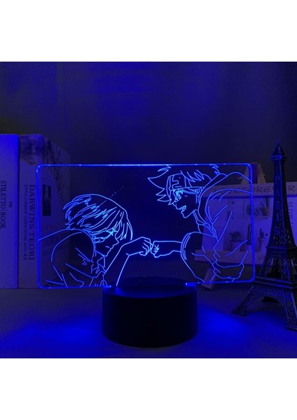 Anime LED Işık Sk8 Infinity Yatak Odası Için Dekoratif Işık Doğum Günü Hediye Odası Dekor Manga 3D Lamba Sk8 The Infinity (Yurt Dışından)
