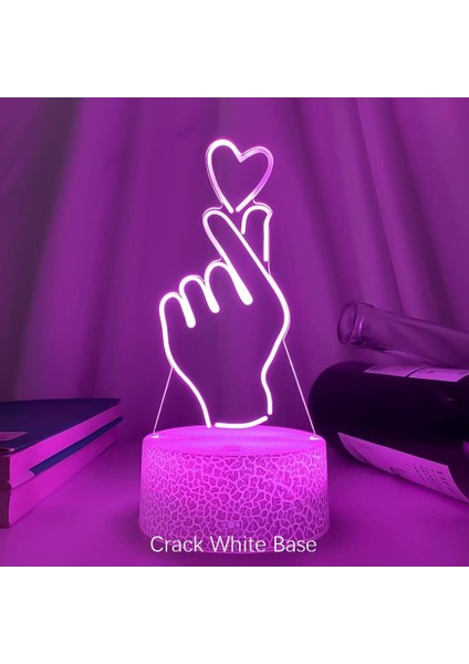 Boy Için Yeni 3D Gece Lambası 16 Renkler Kız Odası Dekoru Illusion LED Lamba USB Yeni Şekil Uygun Çocuklar Fanlar Noel Hediyeleri (Newest6) (Yurt Dışından)