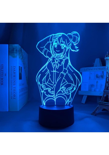 3D Gece Lambası Renk Değişimi Çocuklar LED Gece Lambası 3D Açık Yeşil Kaplumbağa Şekli En Iyi Hediye Akrilik Masa Gece Lambası Mobilya Dekorasyonu Illusion Renkli 7 Renk (Yurt Dışından)