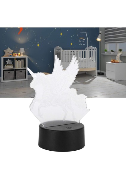 Oda Düzeni Aracı Gece Lambası 3D Renkli Işık Lambası LED Dokunmatik Kontrol Hayvan Şekli Sanat Gece Lambası USB Pil Çift Powered (Yurt Dışından) fırsatları