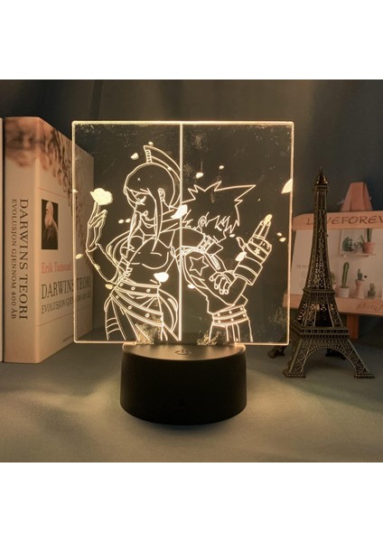 Anime 3D Lamba Soul Eater Yatak Odası Dekoru Için Nightlight Doğum Günü Hediyesi Manga Gadget Soul Eater LED Gece Lambası Başucu (Yurt Dışından)