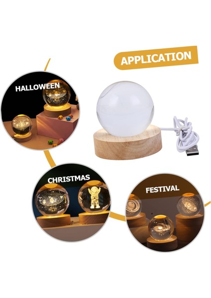 Yıldızlı Ev Sineması Projektörü Uzay Gece Lambası Kızlar Için Yatak Odası Yeni Eve Taşınma Hediyeleri 3D Galaxy Kristal Top Gece Lambası Asılı Güneş Sistemi Romantik Gece Beşik (Yurt Dışından)