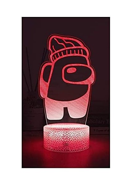 3D Optik Illüzyon Gece Işıkları, 3D Gece Lambası Dokunmatik Anahtar Dekor Lambası LED Masa Masa Lambası (3d LAMBA-004) (Yurt Dışından) fiyatları