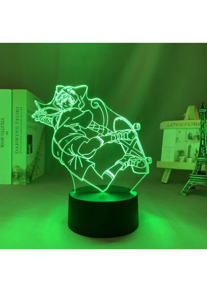 Sk8 Infinity Anime 3D Gece Lambası Boy Için 16 Renk Kız Odası Dekor Illusion LED Lamba USB Manga Reki x Langa Şekil Uygun Çocuklar Hayranlar Noel Hediyeleri (Yurt Dışından) fırsatları