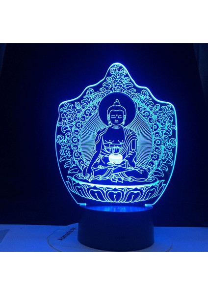 Çocuklar Hayranları Için Budizm Şekil 3D Gece Lambası, Uzaktan Kumanda ile Değişen 16 Renk, Çocuk Odası Dekoru, Şekil Manga Illusion LED Oyuncak Lamba Kız Erkek Noel Hediyeleri (Yurt Dışından) fiyatları