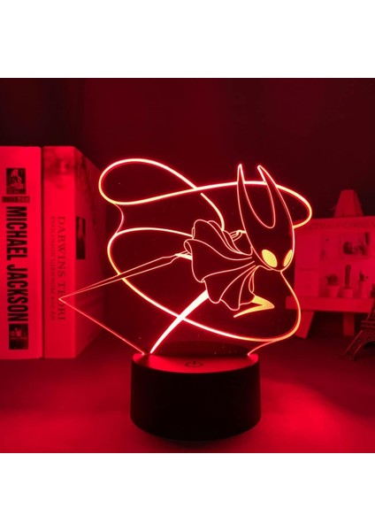 Oyun Içi Boş Şövalye Figürü 3D Gece Lambası Çocuk Hayranları Için, Uzaktan Kumanda ile Değişen 16 Renk, Çocuk Odası Dekoru, Manga Illusion LED Oyuncak Lamba Kız Erkek Noel Hediyeleri (Yurt Dışından)