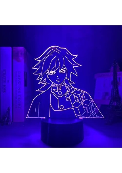 Denaon Slayer Anime 3D Erkek Için Gece Lambası 16 Renk Kız Odası Dekor Illusion LED Lamba USB Manga Kimetsu Hiçbir Yaiba Şekil Uygun Çocuklar Hayranlar Yılbaşı Hediyeleri (Yurt Dışından) fiyatları